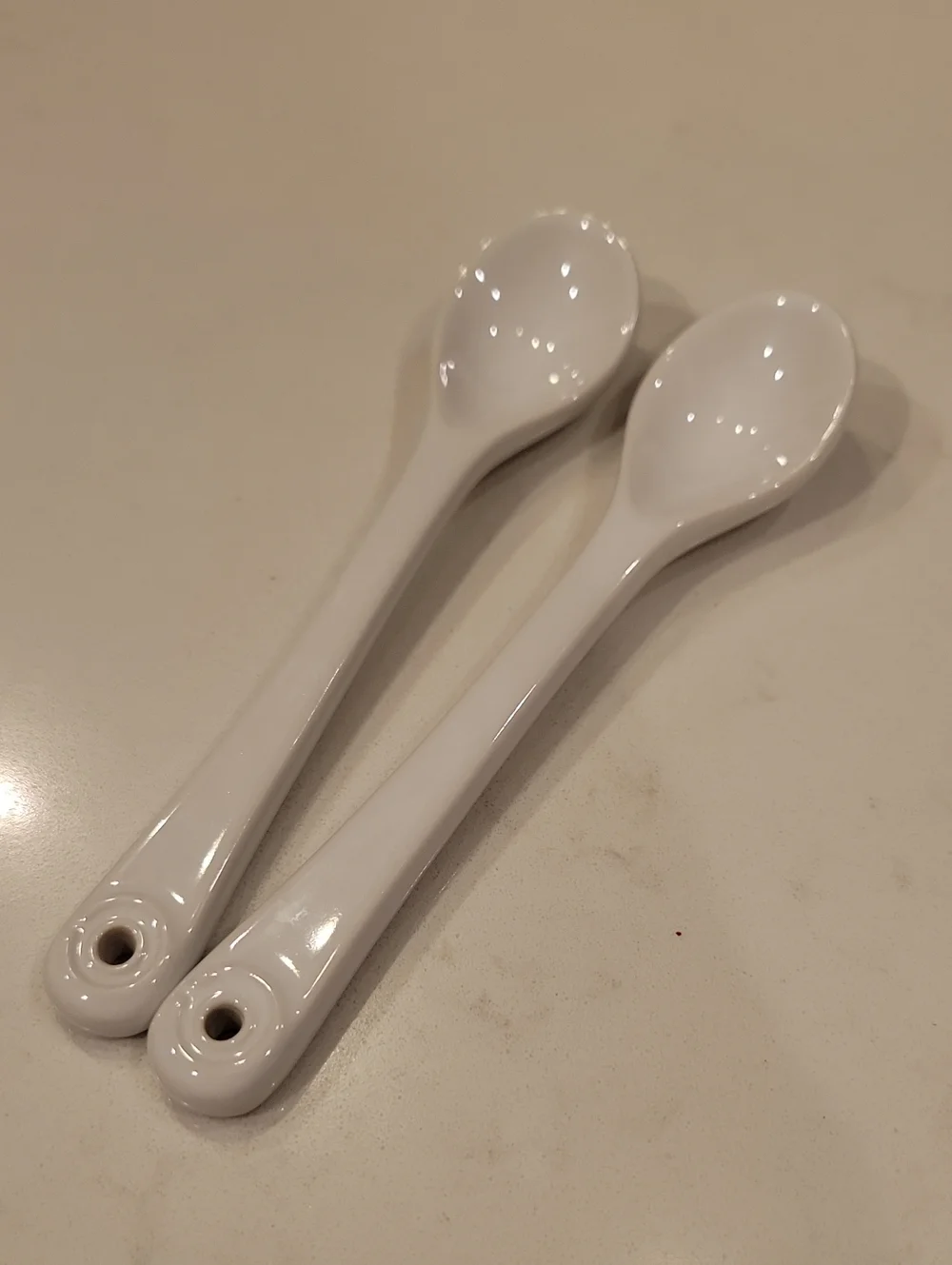 Le Creuset White Spoon Bundle